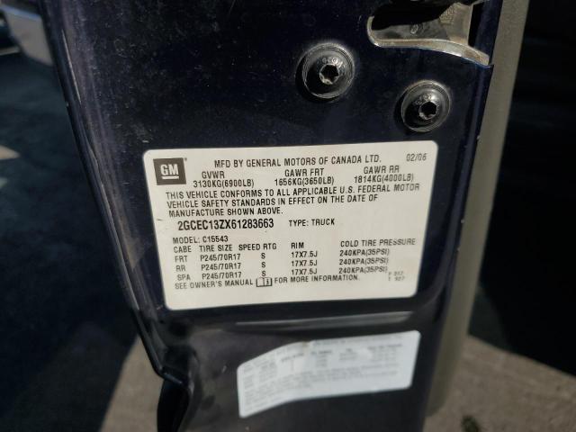 2GCEC13ZX61283663 - 2006 CHEVROLET SILVERADO C1500 蓝色 照片 12