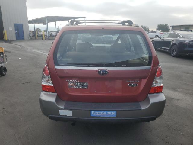 JF1SG67626H750680 - 2006 SUBARU FORESTER 2.5X LL BEAN RED photo 6