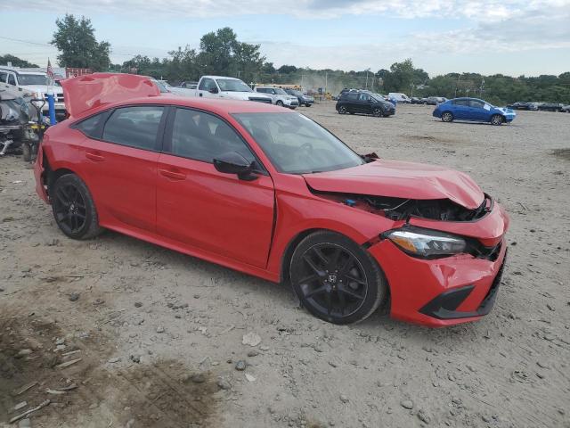 2HGFE2F57NH598781 - 2022 HONDA CIVIC SPORT RED photo 4