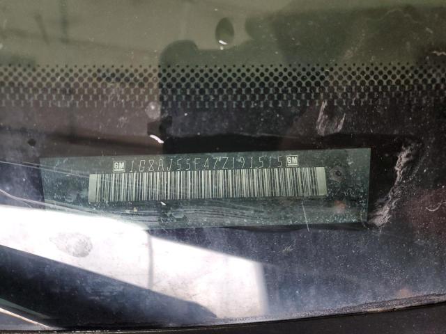 1G8AJ55F47Z191515 - 2007 SATURN ION LEVEL 2 SILVER photo 12