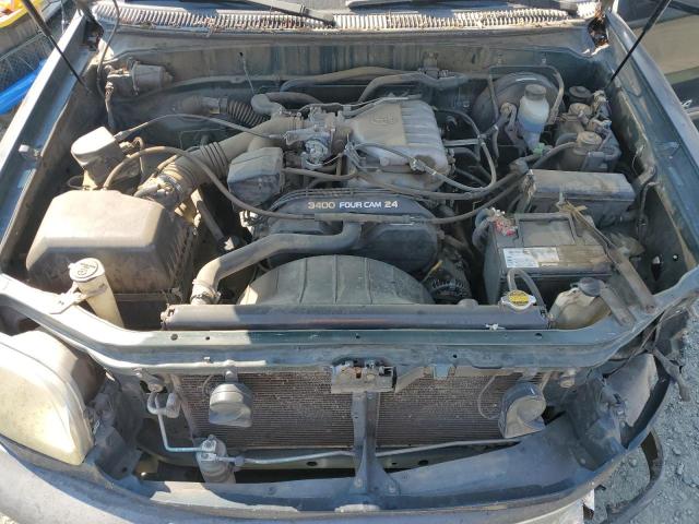 5TBRN34152S258021 - 2002 TOYOTA TUNDRA ACCESS CAB SR5 GREEN photo 11