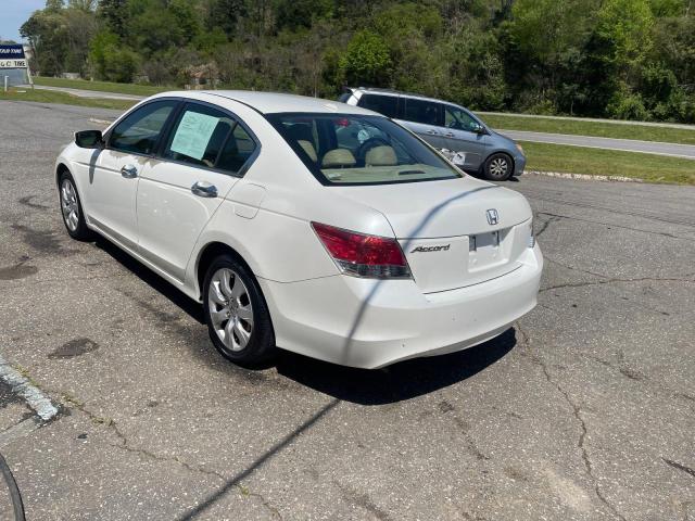 5KBCP3F87AB005983 - 2010 HONDA ACCORD EXL WHITE photo 3