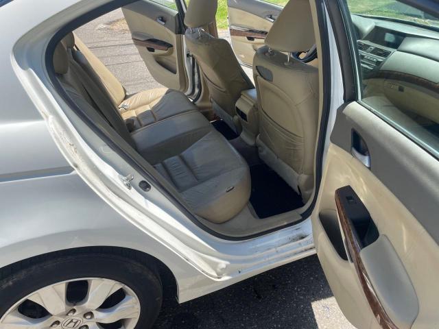 5KBCP3F87AB005983 - 2010 HONDA ACCORD EXL WHITE photo 6
