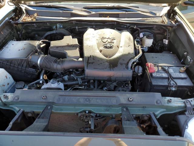 3TMCZ5AN8NM488001 - 2022 TOYOTA TACOMA DOUBLE CAB GREEN photo 11