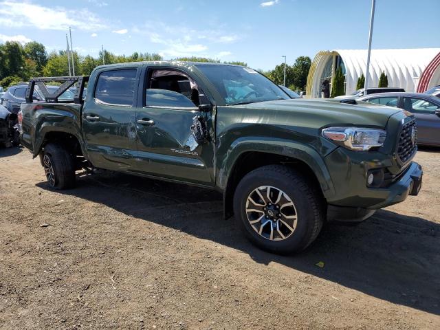 3TMCZ5AN8NM488001 - 2022 TOYOTA TACOMA DOUBLE CAB GREEN photo 4