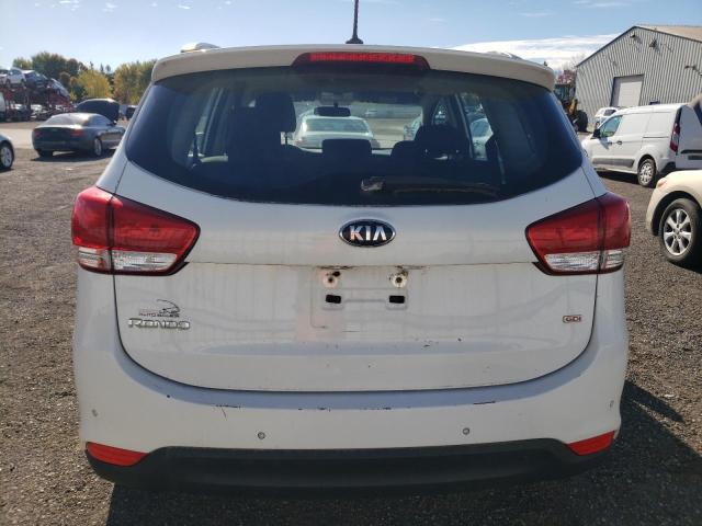 KNAHT8A35E7067738 - 2014 KIA RONDO WHITE photo 6