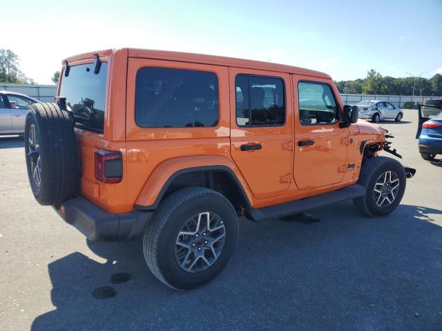 1C4PJXEG7SW593558 - 2025 JEEP WRANGLER SAHARA ნარინჯისფერი ფოტო 3