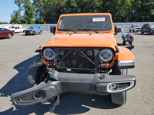 1C4PJXEG7SW593558 - 2025 JEEP WRANGLER SAHARA ნარინჯისფერი ფოტო 5