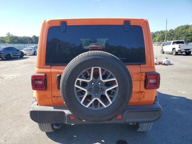 1C4PJXEG7SW593558 - 2025 JEEP WRANGLER SAHARA ნარინჯისფერი ფოტო 6