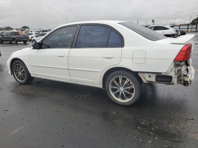 JHMES16575S002668 - 2005 HONDA CIVIC LX WHITE photo 2