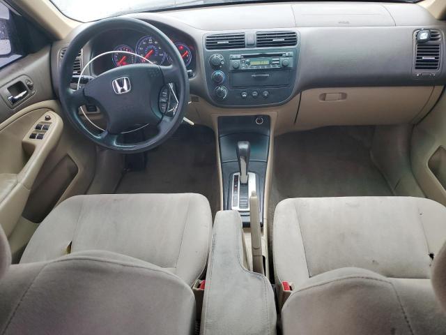 JHMES16575S002668 - 2005 HONDA CIVIC LX WHITE photo 8