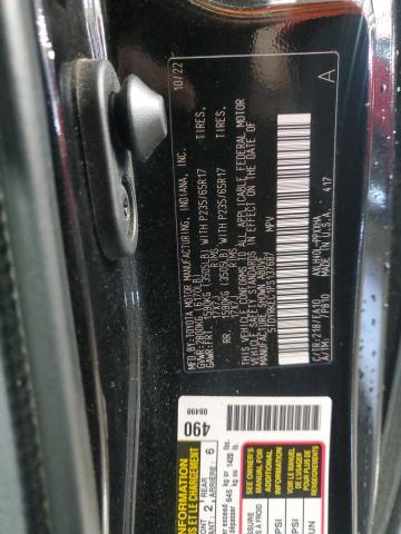 5TDYRKEC1PS137687 - 2023 TOYOTA SIENNA XLE Қара фото 13