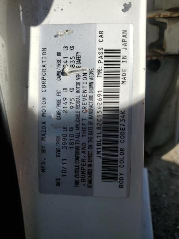 JM1BL1L82C1542691 - 2012 MAZDA 3 I Blanco foto 12