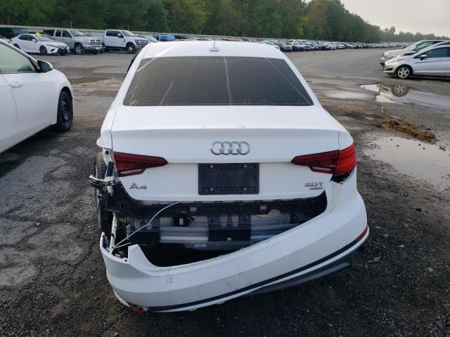 WAUKMAF45JN011011 - 2018 AUDI A4 PREMIUM WHITE photo 6