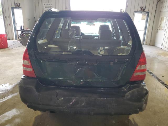 JF1SG63603H766782 - 2003 SUBARU FORESTER 2.5X GREEN photo 6