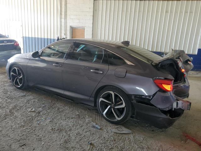 1HGCV1F37KA030293 - 2019 HONDA ACCORD SPORT رمادي صورة 2