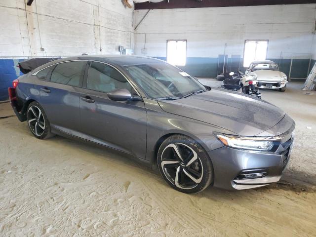 1HGCV1F37KA030293 - 2019 HONDA ACCORD SPORT رمادي صورة 4