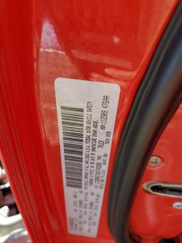 1C6RR6GTXKS745286 - 2019 RAM 1500 CLASS SLT წითელი ფოტო 12