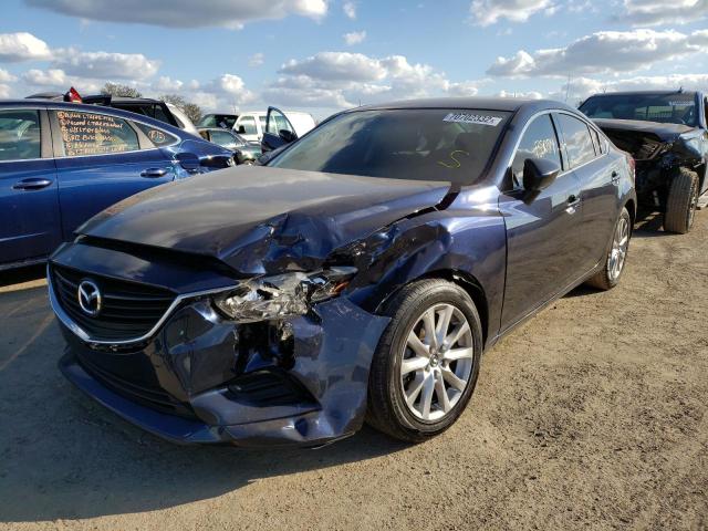 JM1GJ1U57G1427932 - 2016 MAZDA 6 SPORT BLUE photo 1