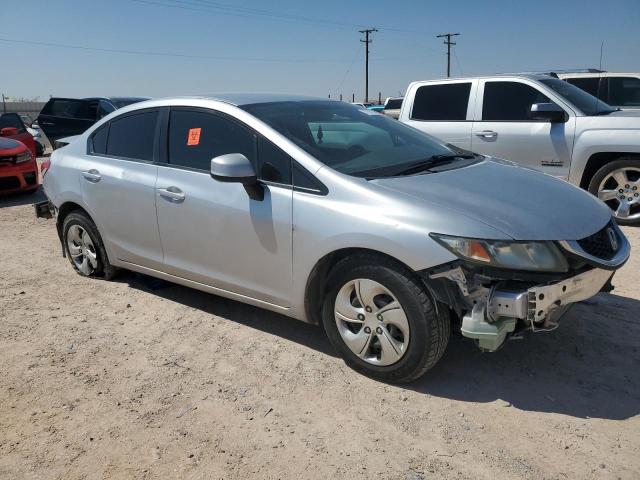 2HGFB2F50DH548070 - 2013 HONDA CIVIC LX SILVER photo 4