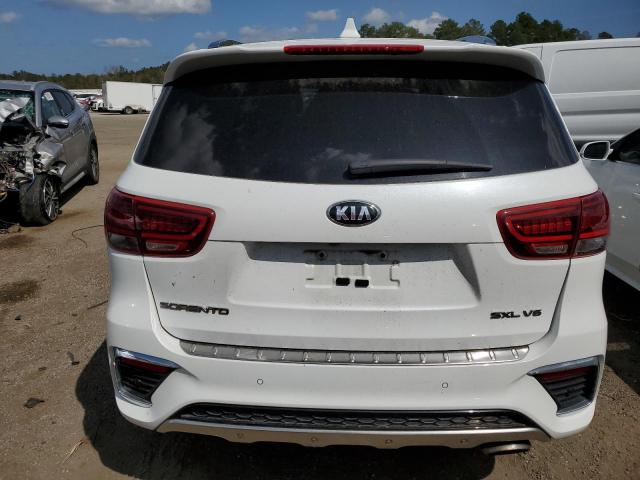 5XYPKDA58KG544267 - 2019 KIA SORENTO SX WHITE photo 6