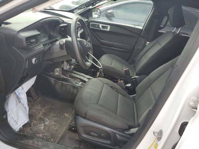 1FM5K8AB4LGD18807 - 2020 FORD EXPLORER POLICE INTERCEPTOR Սպիտակ լուսանկար 7