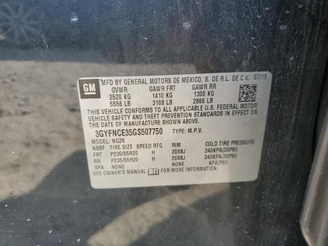 3GYFNCE35GS507750 - 2016 CADILLAC SRX PERFORMANCE COLLECTION 黑色 照片 13