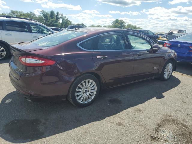 3FA6P0SU9DR365679 - 2013 FORD FUSION TITANIUM PHEV MAROON photo 3