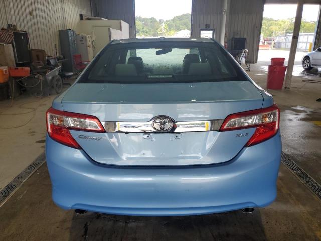 4T1BK1FK1CU511372 - 2012 TOYOTA CAMRY SE BLUE photo 6