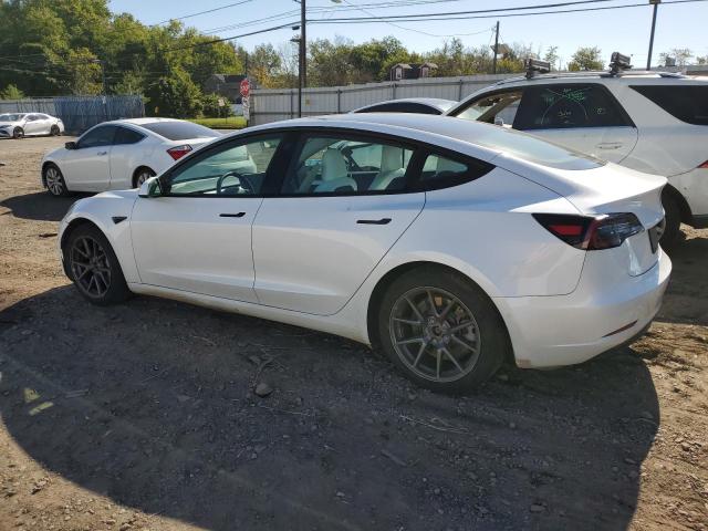 5YJ3E1EB2MF981440 - 2021 TESLA MODEL 3 WHITE photo 2