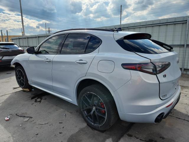 ZASPAKBN2M7D13670 - 2021 ALFA ROMEO STELVIO TI SILVER photo 2