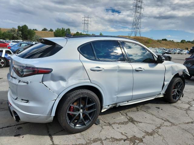 ZASPAKBN2M7D13670 - 2021 ALFA ROMEO STELVIO TI SILVER photo 3
