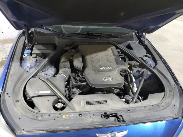 KMHGN4JEXFU042870 - 2015 HYUNDAI GENESIS 3.8L ლურჯი ფოტო 11