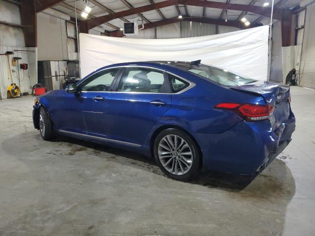 KMHGN4JEXFU042870 - 2015 HYUNDAI GENESIS 3.8L ლურჯი ფოტო 2