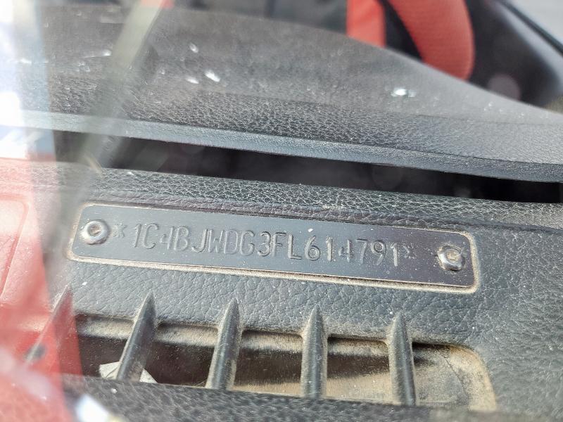 1C4BJWDG3FL614791 - 2015 JEEP WRANGLER U SPORT RED photo 13