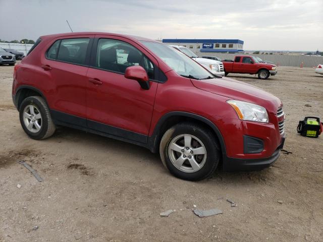 KL7CJPSB2FB208649 - 2015 CHEVROLET TRAX 1LS RED photo 4