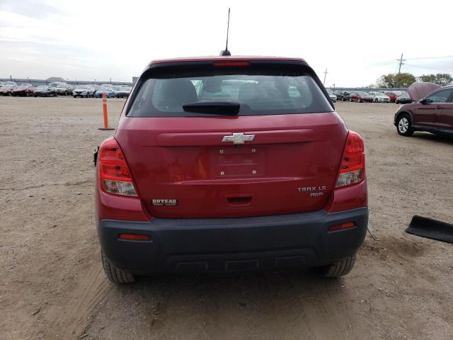 KL7CJPSB2FB208649 - 2015 CHEVROLET TRAX 1LS RED photo 6