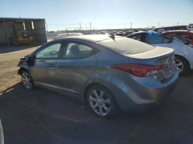 KMHDH4AE1DU947702 - 2013 HYUNDAI ELANTRA GLS GRAY photo 2