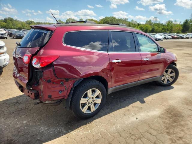 1GNLVGED9AJ207251 - 2010 CHEVROLET TRAVERSE LT RED photo 3