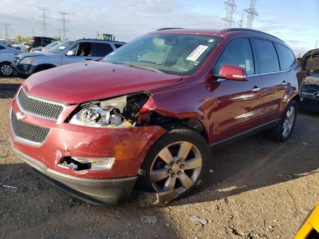 1GNKRJED8BJ297748 - 2011 CHEVROLET TRAVERSE LT RED photo 1