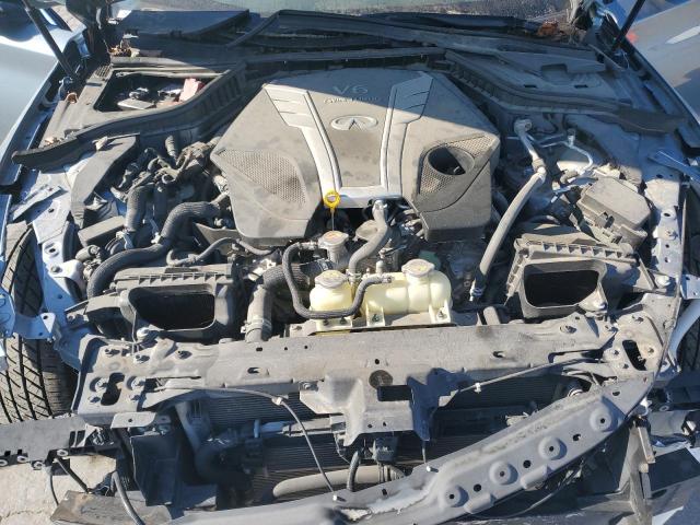 JN1EV7AP9JM366287 - 2018 INFINITI Q50 LUXE GRAY photo 11