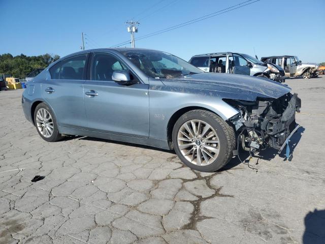 JN1EV7AP9JM366287 - 2018 INFINITI Q50 LUXE GRAY photo 4