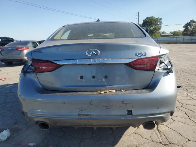JN1EV7AP9JM366287 - 2018 INFINITI Q50 LUXE GRAY photo 6