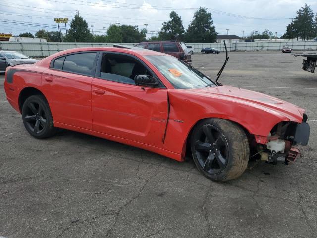 2C3CDXCT1EH342967 - 2014 DODGE CHARGER RT R/T RED photo 4