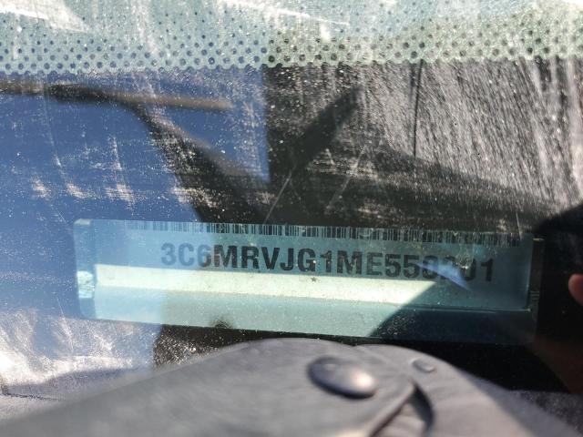 3C6MRVJG1ME550201 - 2021 RAM PROMASTER 3500 HIGH Azul foto 12