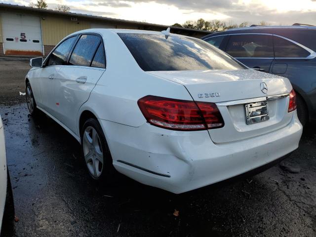 WDDHF5KB6EA792546 - 2014 MERCEDES-BENZ E 350 WHITE photo 2