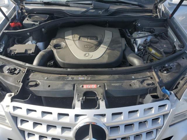 4JGBB8GBXBA702571 - 2011 MERCEDES-BENZ ML 350 4MATIC SILVER photo 12