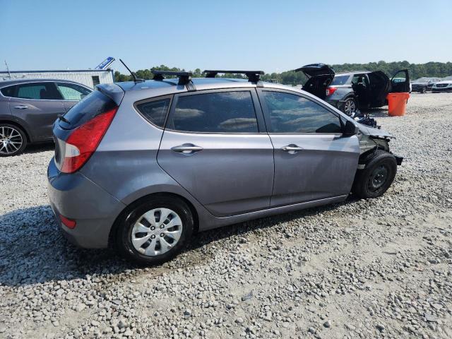 KMHCT5AEXFU199213 - 2015 HYUNDAI ACCENT GS ნაცრისფერი ფოტო 3