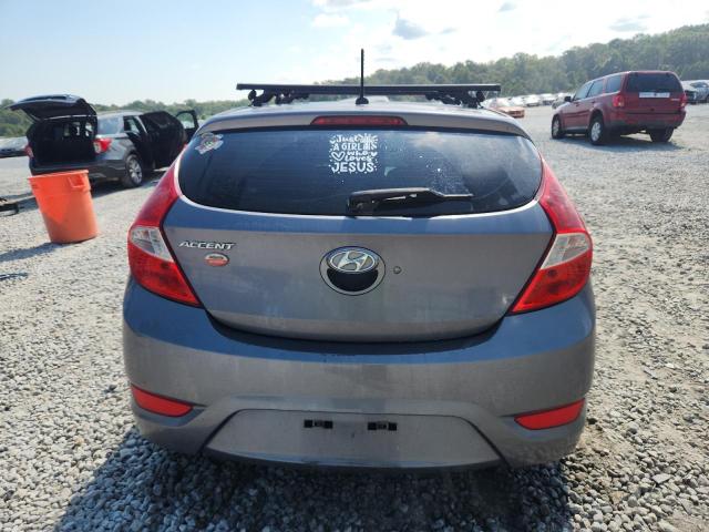 KMHCT5AEXFU199213 - 2015 HYUNDAI ACCENT GS ნაცრისფერი ფოტო 6