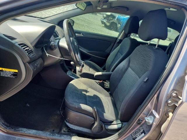 KMHCT5AEXFU199213 - 2015 HYUNDAI ACCENT GS ნაცრისფერი ფოტო 7